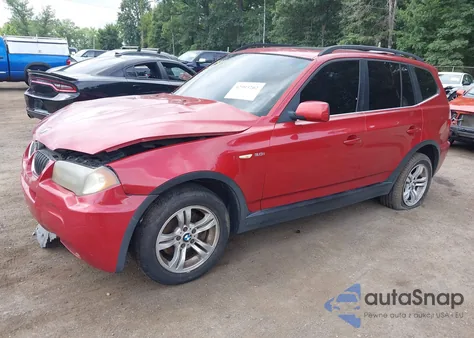2006 BMW X3 3.0I из США, поврежденный, VIN WBXPA93466WG81923